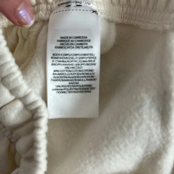 NEW Ralph Lauren sweat pants+Cream+thick Cotton Sz S+ Ocean+NWOT+Polo - Picture 5 of 5